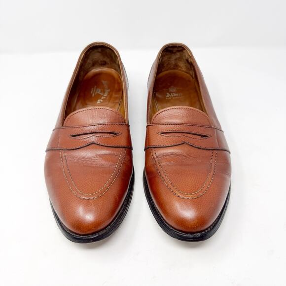 Alden 6849 Brown Full Strap Penny Loafers Men 11.5 B/D Made USA main image 4